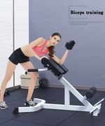 Adjustable Roman Chair Back Extension Exercise Bench Back Training Supine Board.