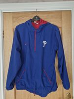 Vintage Philadelphia Phillies Nike 1/4 Zip Windbreaker Jacket Size Small 