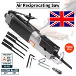 1/4" High Speed Air Body Saw With Blades Reciprocating Pneumatic Cutting Tool UK