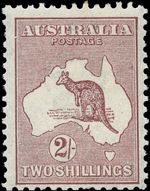 Australia Stamp Scott #53 Watermark 10 Mint H F+