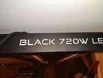 Omega Black 720W LED Grow Light With 600W Driver/Power Supply