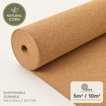 Multi-Purpose Cork Roll – Underlay, Sound Insulation, DIY & Crafts – 5m² / 10m²