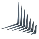London Shelf Brackets Neptune GREY Metal Steel Wall Shelving Support