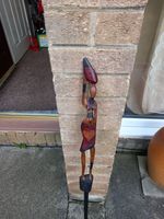 Erotic Handle Abstract of an African female on  walking stick 38""/97cm