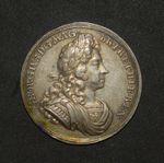 George i Silver Coronation Medal 1714 by J Croker  Eimer 470