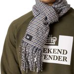 Weekend Offender Nurmagomedov Scarf Mid House Check *RRP £45*