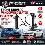 For BMW 2 F22 F23 2014-2019 Driver Side Right Front Window Regulator 51337292120