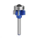 1/4" Shank Round Over 4 Blades Edge Profile Router Bit 1/2/3mm Radius