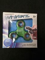 Whirlerz Metallic Green Coloured Fidget Spinner ADD ADHD Hand Toy Spinners