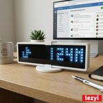 Lezyi Live Follower Counter for Social Platform Full Colour Pixel Counter