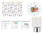 TOY STORY buzz woody 10" Lightshade, Touch Lamp, Wall Art, Wall Clock or Bundle