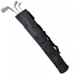 Golf Pencil Bag with 3 Pockets,Padded Straps, Ideal for Travel & Golf Course