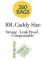 Food Waste Compostable Kitchen Caddy Wheelie Bags 5L 7L 10L 25L 40L 80L 140L 240