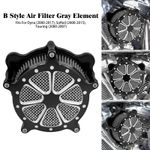 Dot Air Cleaner Filter Gray Intake For Harley Softail Fat Boy Breakout 2000-2015