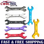 7x AN3 to AN20 Double Hose Ended Spanner Tool Kits Wrench Set Anodized