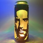 Trent Reznor Beer Can Lantern! Nine Inch Nails, NIN Pop Art Lamp Unique Gift!