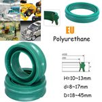 U-Cup EU Rod Hydraulic Ring Air/Oil Piston Seal Cylinder Jack PU H=10mm~13mm new