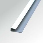 End Cap Chrome  10mm Shower Wall Panels Trims To Cover Edges of Panels, Pvc Trim