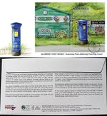 Alderney Stamps: "Alderney Postboxes" £4.29 Miniature Sheet First Day Cover 2024