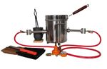 LSMIITTH 8 KG Propane Metal Melting Furnace Propane Forge Dual Burner Refiner