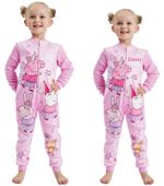 Girls Personalised Peppa Pig All in One Character Nightwear 12 Mths-6 Years
