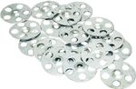 Metal Insulation Washers 35mm Discs Wall Ceiling Fixing Plasterboard Spacer x100