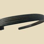 Ethiopian Mursi Neck Ring Handmade Carved Ethnographic Decor 18cm