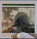 Interstellar 70mm IMAX Film Cell Cooper Inside The Tesseract With Black Sleeve