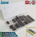 Spring Assortment Set | 54pc Compressed Extension Tension Expansion | Anti Rust!