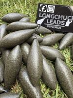 X10 3.5oz Zip Distance Carp Fishing Leads Heli Ring Camo Green Matt