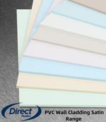 PVC Wall Cladding Pastel Sheets- Bathroom / Kitchen / Splashback  -8 x 4 x 2.5mm