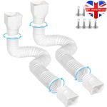 Plastic Extension Pipe for Water Drain Rain Gutter Downspout Extension Flexible