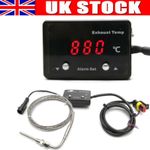 12V LED Digital Car Exhaust Gas EGT Temp Gauge Kit Temperature Meter with Sensor