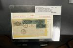 Postal stationery cover 1865 Portugal Lisbon Marseille stamp document set old
