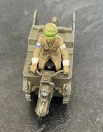 Britians German Kettenkrad With 1 dispatch Rider Britain’s Deetail