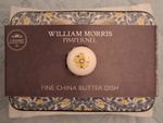 William Morris 'Pimpernel' Design Fine China Lidded Butter Dish
