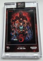Topps NOW Stranger Things Season 5 Poster Netflix Release Card 2025 Mint