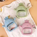 Baby Teething Toy Teething Mitten for Babies Silicone Baby Anti-drop