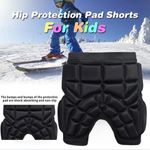 Unisex Hip Impact Pad Children Protective Hip Pad Skate Butt Padded Protector