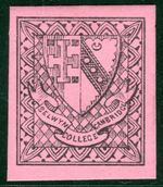 GB QV Local Stamp SELWYN COLLEGE Cambridge Uni *FULL OFFSET VARIETY* B2WHITE37