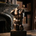 Male Torso Bronze Sculpture | Classical Male Body Art