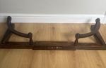 Antique Extendable Oak Fire Place Fender Fire Hearth Surround