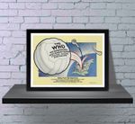 The Who 1976 Charlton Repro Concert Poster SAHB - 4 Sizes - 3 Framed Options