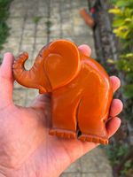Vintage Phenolic Amber Bakelite Catalin Component Not Handles 173.2 Grams Orange
