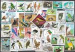 BIRDS ON STAMPS 100 ALL DIFFERENT COLLECTION NATURE  5/9/26