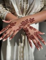 2 Hands 2sheet Intricate Henna Mendhi Tattoo Sticker Eid Ramadan Wedding Body