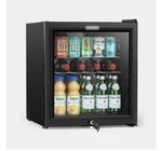 VonHaus Drinks Fridge 50L Table Top with Reversible Glass Door, Lock & Keys