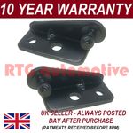 PAIR GAS STRUT END FITTINGS 10MM BALL PIN + BRACKET BLACK MULTI FIT GSF22/23