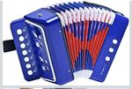 LIEKE Kids Accordion 10 keys Button Accordian,Musical Instrument,Mini Accordion