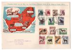 South Africa 1954 Animals National Parks illustrated FDC WS49191